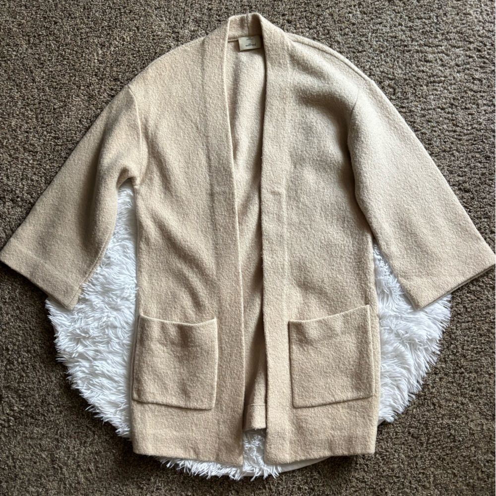 Aritzia Wilfred Wool Sweater Cardigan Womens Size‎ XXS